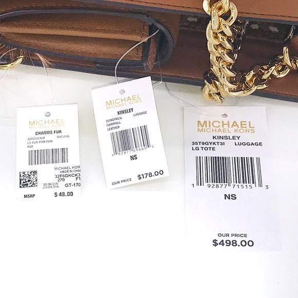 3PCS Michael Kors Kinsley Tote Wallet Charms - Picture 8 of 8